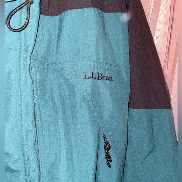 L.L. Bean Outdoor Hooded Jacket Thinsulate Lite Loft Insulation Men’s Size Large - Picture 5 of 8